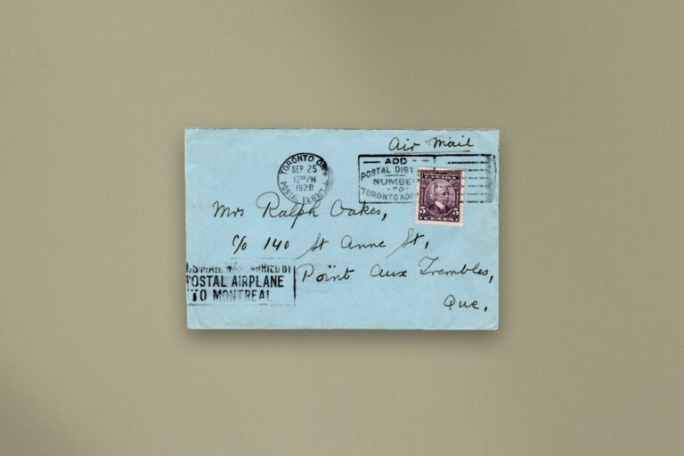 New research on Canada’s 5 cents Air Mail rate — 1928