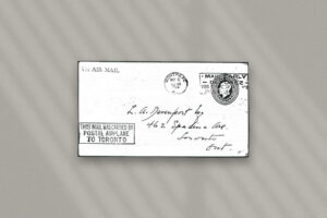 The First Official Canadian Airmail Designation — 1928
