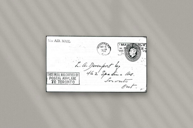 The First Official Canadian Airmail Designation — 1928